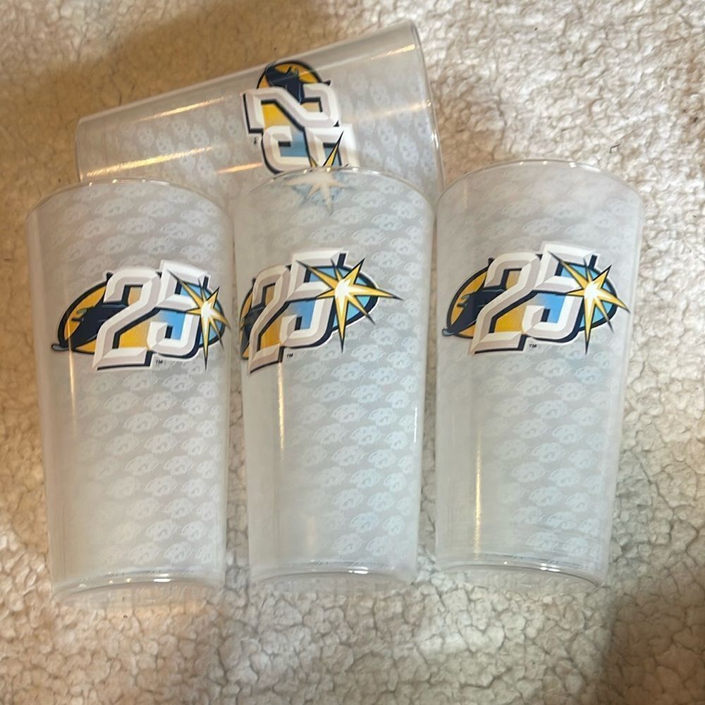 Tampa bay rays plastic cup bundle